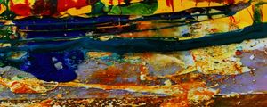 ABSTRATO PINTURA 28 PANORÂMICO ARTISTA GLORIA RIMES