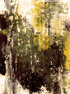 ONE DAY SOON 4, MODERNO TEXTURIZADO ABSTRATO PINTURA