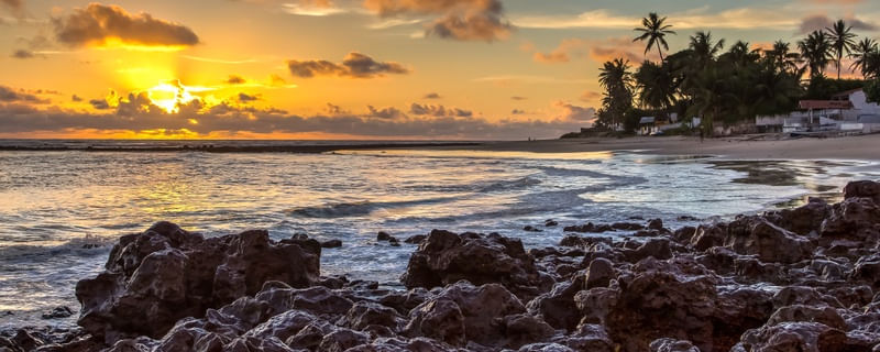 PANORÂMICA AMANHECER NA PRAIA DE SANTA RITA