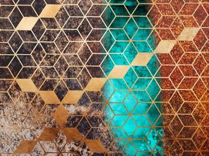 GEOMETRIC CUBES OCEAN PART 1 OF 2