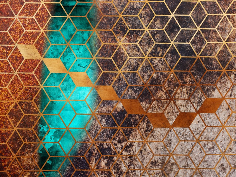 GEOMETRIC CUBES OCEAN PART 2 OF 2