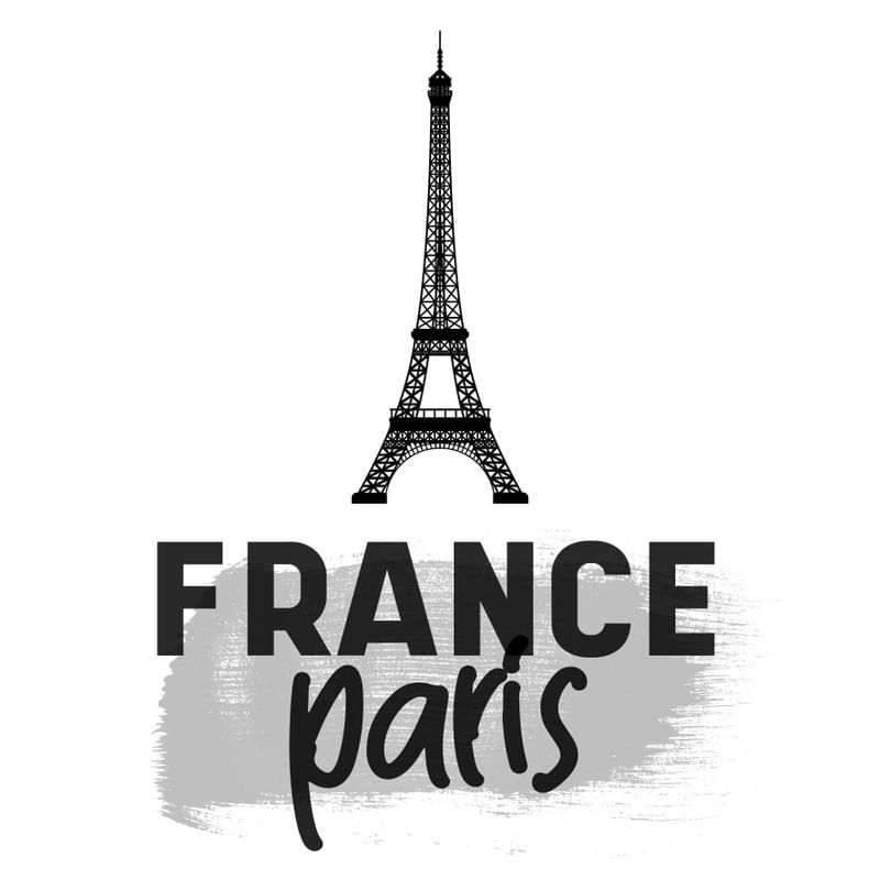 FRANCE PARIS EIFFEL BRANCO
