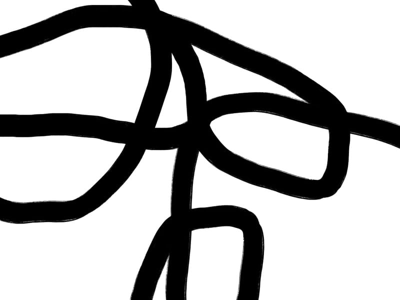 SCANDINAVIAN LINES 0004 - BLACK WHITE
