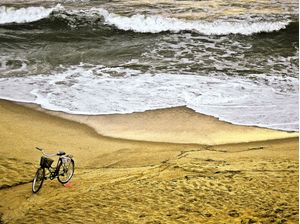BICICLETA NA PRAIA (SLIDE35MM)