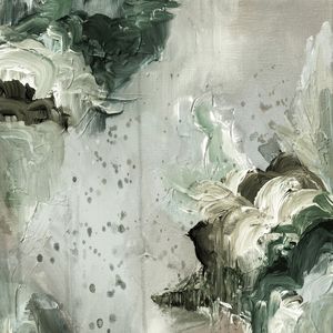METAMORPHOSIS 6, FLORAIS ABSTRATO MODERNO PINTURA