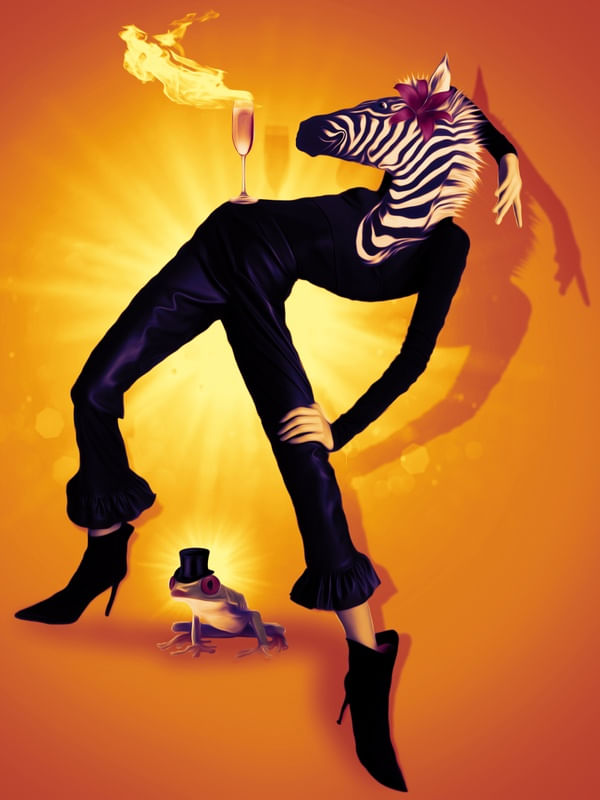 ZEBRA HEAD DANCING