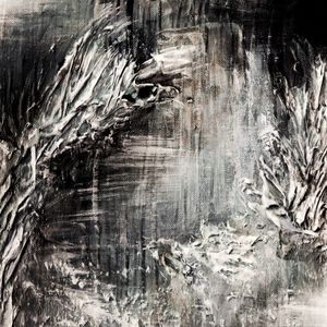 MOANA 6, PRETO E BRANCO CINZA OCEANO MAR ABSTRATO QUADRADO