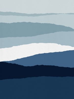 BLUE ABSTRACT II