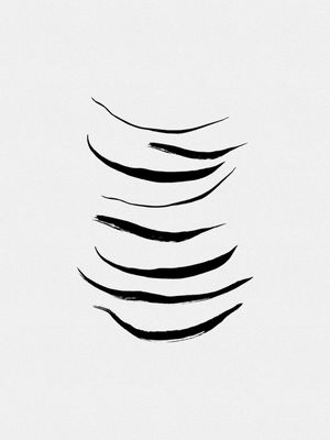 MINIMALIST BLACK PAINTING