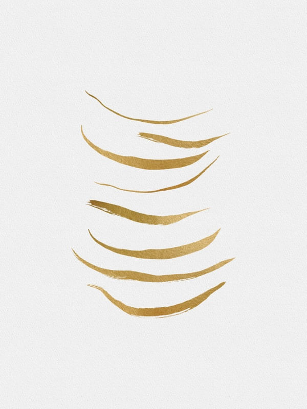 MINIMALIST GOLD PAINTING
