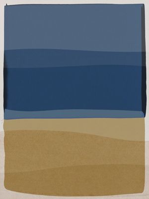 MODERN BLUE AND BROWN