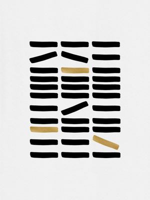 BLACK & GOLD ABSTRACT