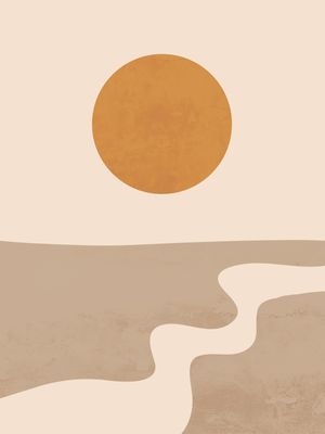 MINIMAL ABSTRACT ART LANDSCAPE 6