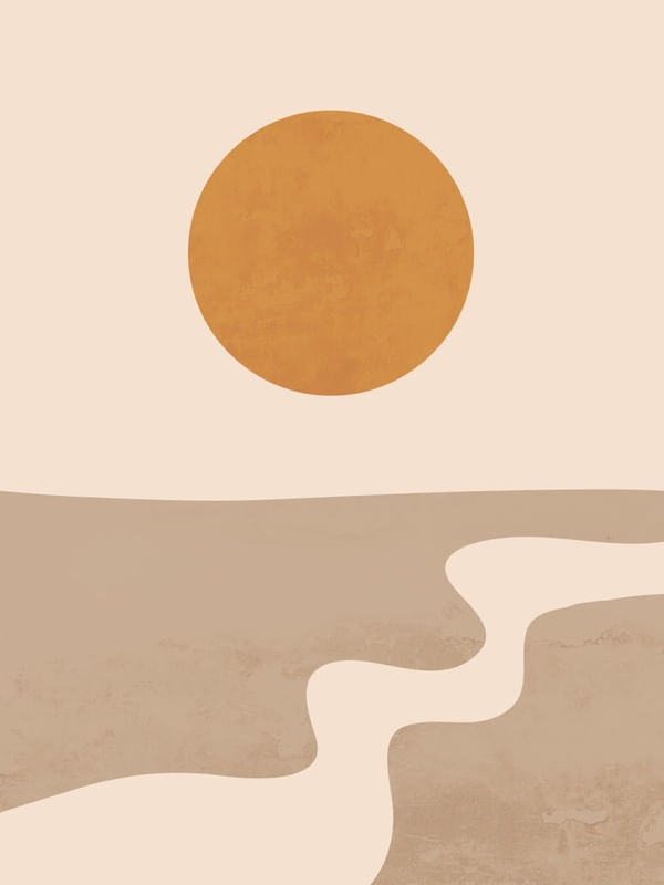 MINIMAL ABSTRACT ART LANDSCAPE 6