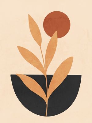 ABSTRACT MINIMAL -PLANT 8