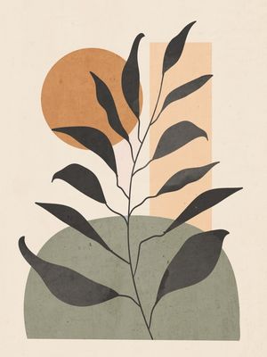 TROPICAL LEAF- ABSTRACT ART 23