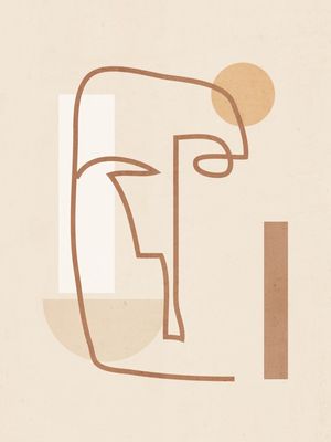 MINIMAL ABSTRACT FACE