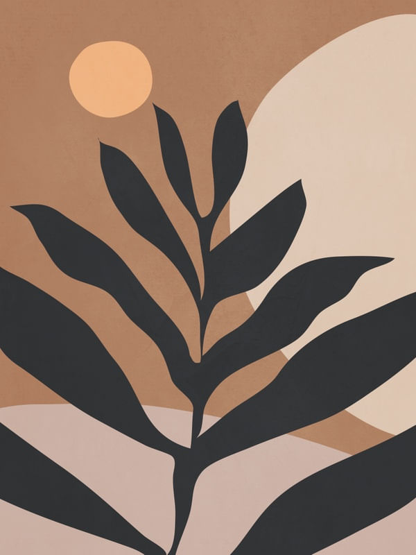 TROPICAL LEAF- ABSTRACT ART 2
