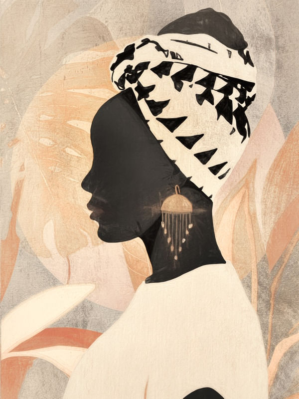 WOMAN WITH TURBAN