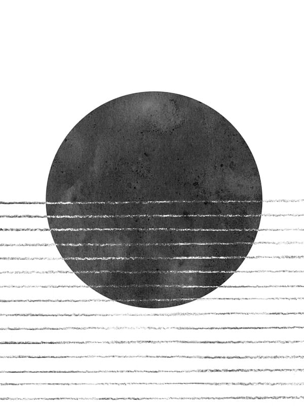 ABSTRACT BLACK SUN