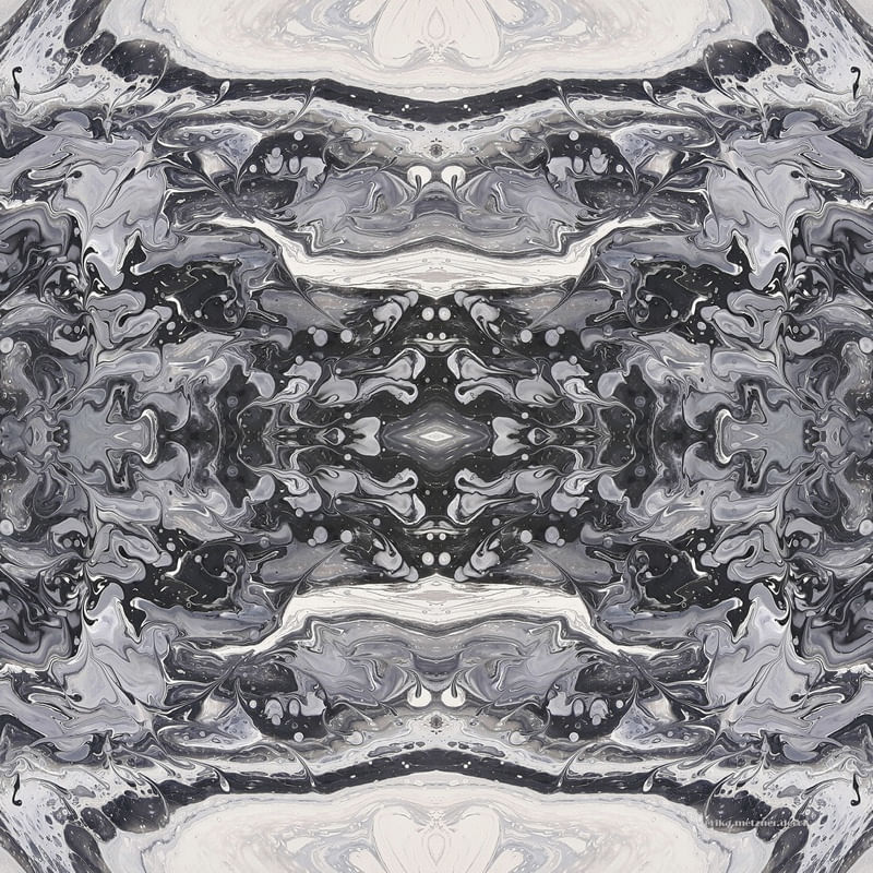 FLORAL PRETO E BRANCO - 03