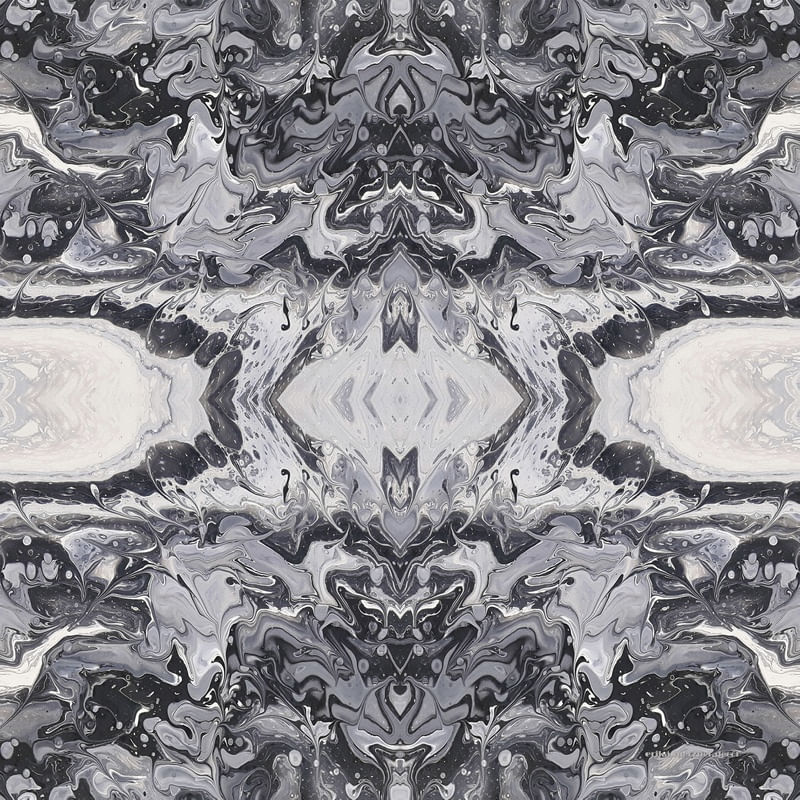 FLORAL PRETO E BRANCO - 04