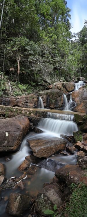 CACHOEIRA EM PANORÂMICO VERTICAL
