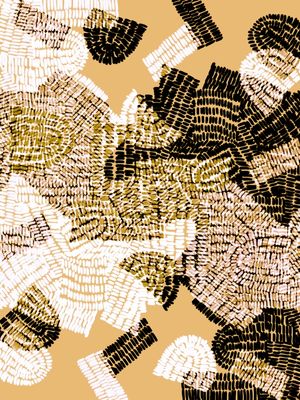 FEEDBACK 5, AMARELO PRETO E BRANCO MODERNO GEOMETRICO ABSTRATO SKETCH