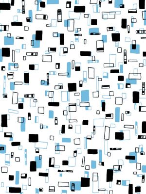 URBAN PLANNING 2, AZUL PRETO & BRANCO ABSTRATO GEOMETRICO SKETCH