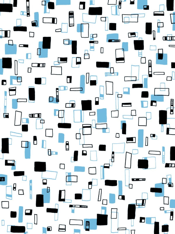 URBAN PLANNING 2, AZUL PRETO & BRANCO ABSTRATO GEOMETRICO SKETCH