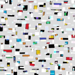 ELEMENTARY 1, GEOMETRICO MODERNO COLORIDO ABSTRATO