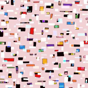 ELEMENTARY 3, GEOMETRICO MODERNO COLORIDO ABSTRATO