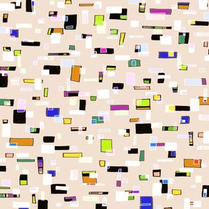 ELEMENTARY 4, GEOMETRICO MODERNO COLORIDO ABSTRATO