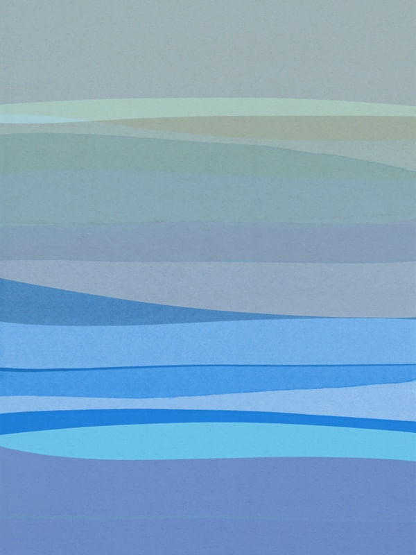 BLUE ABSTRACT I