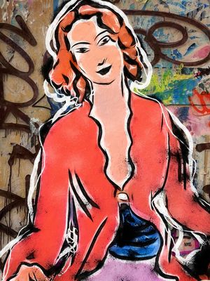 MATISSE E ELA COM GRAFITE
