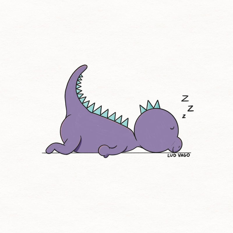 SLEEPY DINO