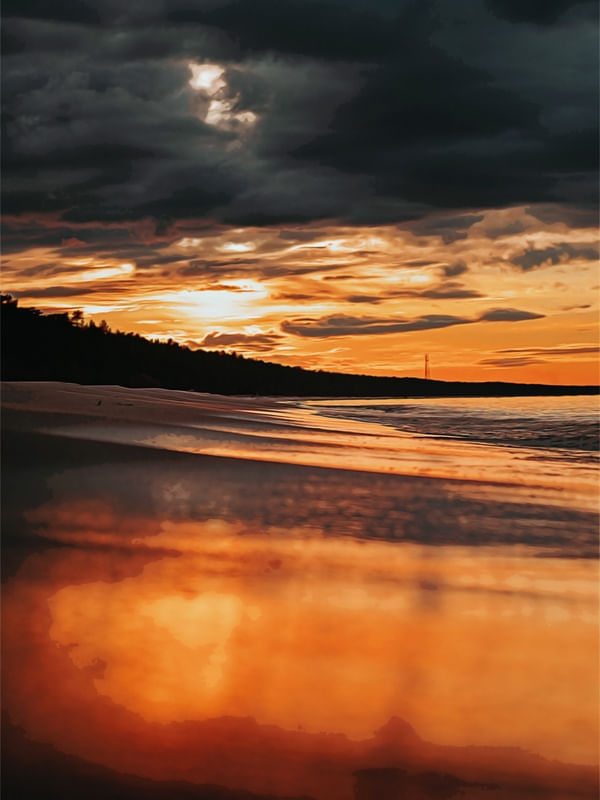 PLASTER SUNSET WALL