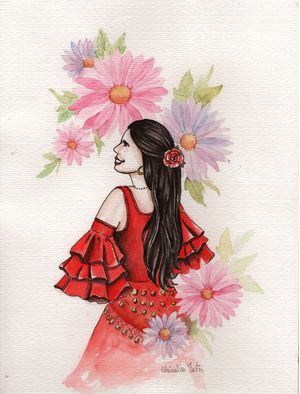 CIGANA COM FLORES