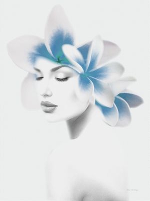 SIMPLE BEAUTY ON BLUE