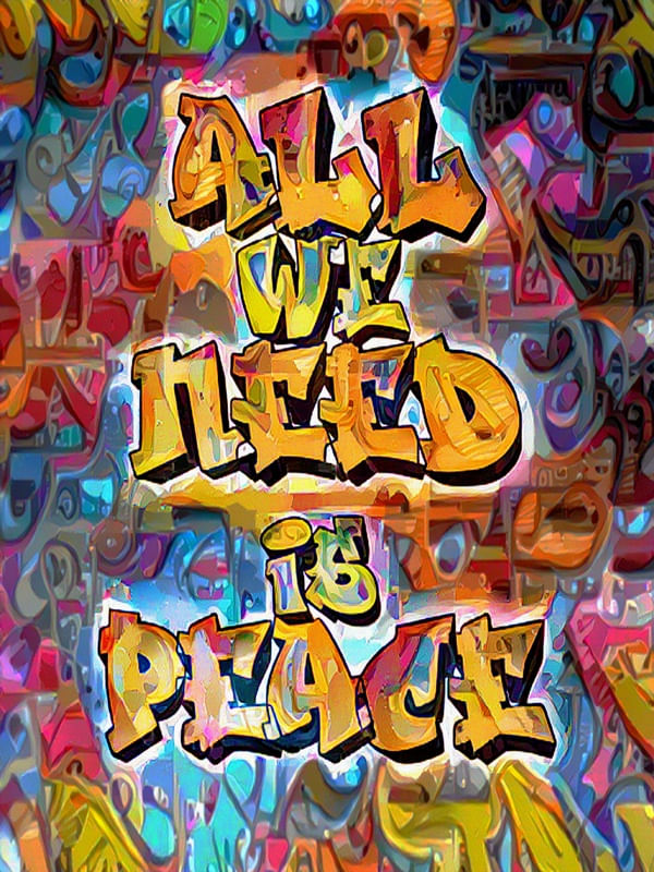 ALL WE NEED IS PEACE - URBAN ART - STREET ART