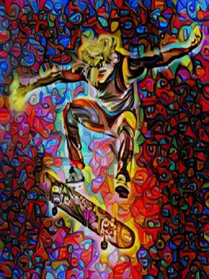 SKATER URBAN ART
