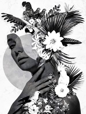 MULHER EM FLORES XI