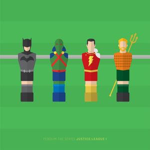 SÉRIE PEBOLIM - LIGA DA JUSTIÇA 01