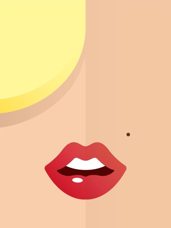 MARILYN MONROE MINIMALISTA POR TOM ALMEIDA