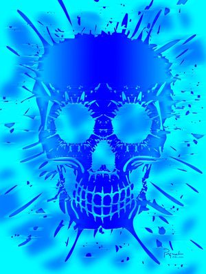 DEEP BLUE SKULL