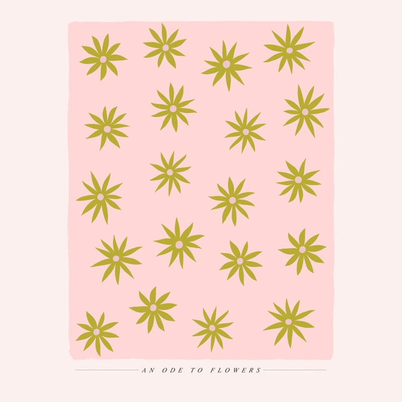 ODE TO FLOWERS - QUADRADO