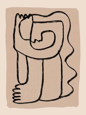 ABSTRACT LINE ART FIGURE 3