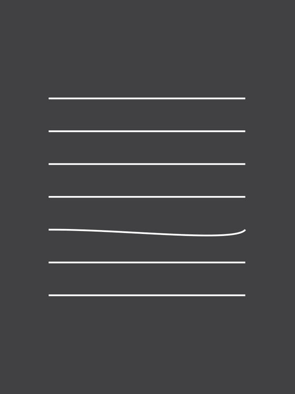 SEVEN STRAIGHT LINES PORTRAIT