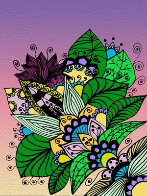 FLOR DE LÓTUS COLORIDA