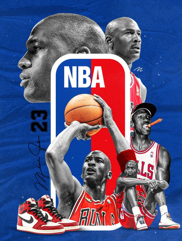 MICHAEL JORDAN POR MOSCA BLUE